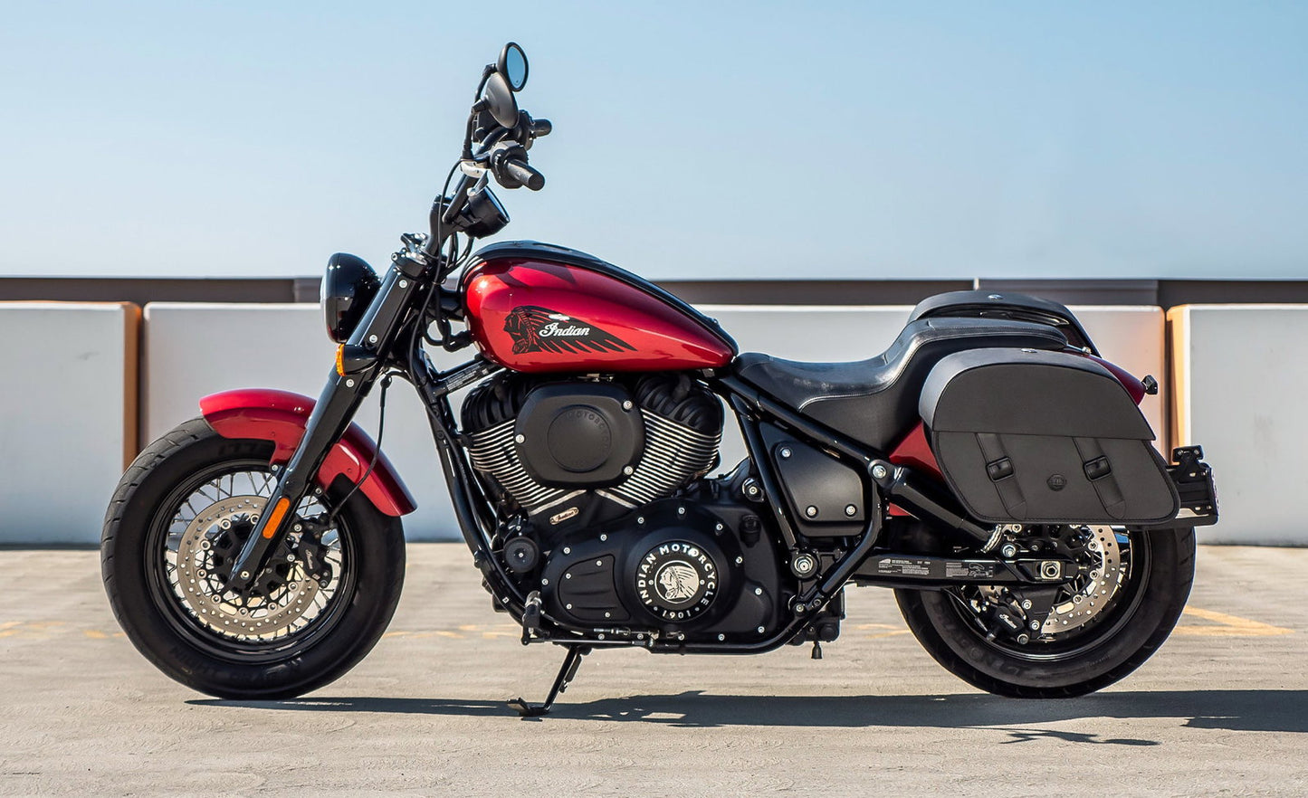 28L - Baelor Medium Quick Mount Indian Chief Motocicleta Alforjas