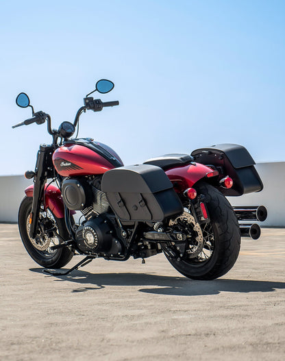 28L - Baelor Medium Quick Mount Indian Chief Motocicleta Alforjas