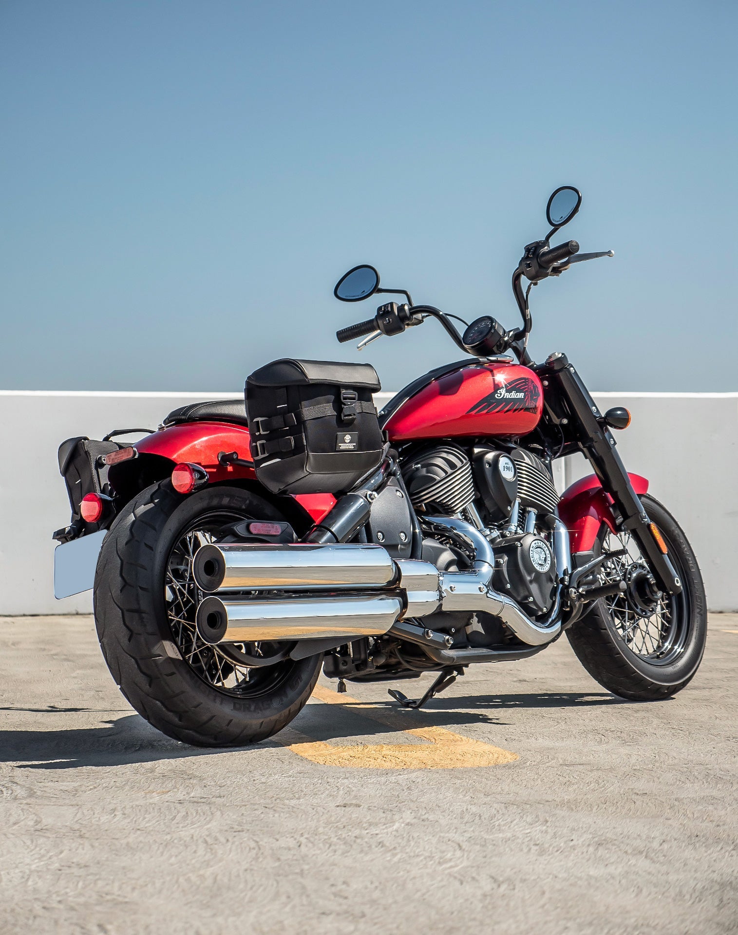 10L - Incognito Quick Mount Small Indian Chief Bobber Solo Alforja (Right Only)