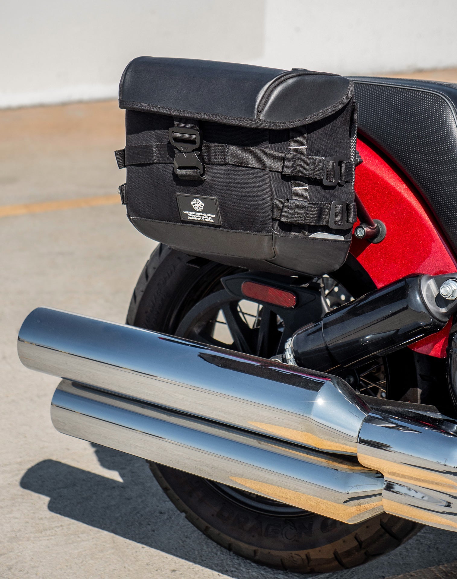 10L - Incognito Quick Mount Small Indian Chief Bobber Solo Alforja (Right Only)