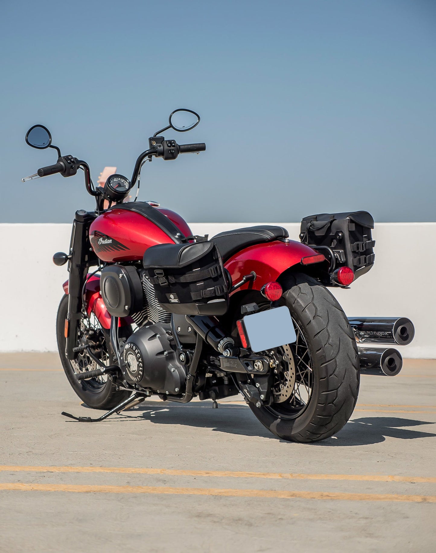 10L - Incognito Quick Mount Small Indian Super Chief Solo Alforja (Left Only)