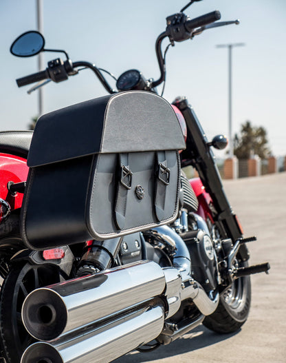 28L - Baelor Medium Quick Mount Indian Super Chief Motocicleta Alforjas