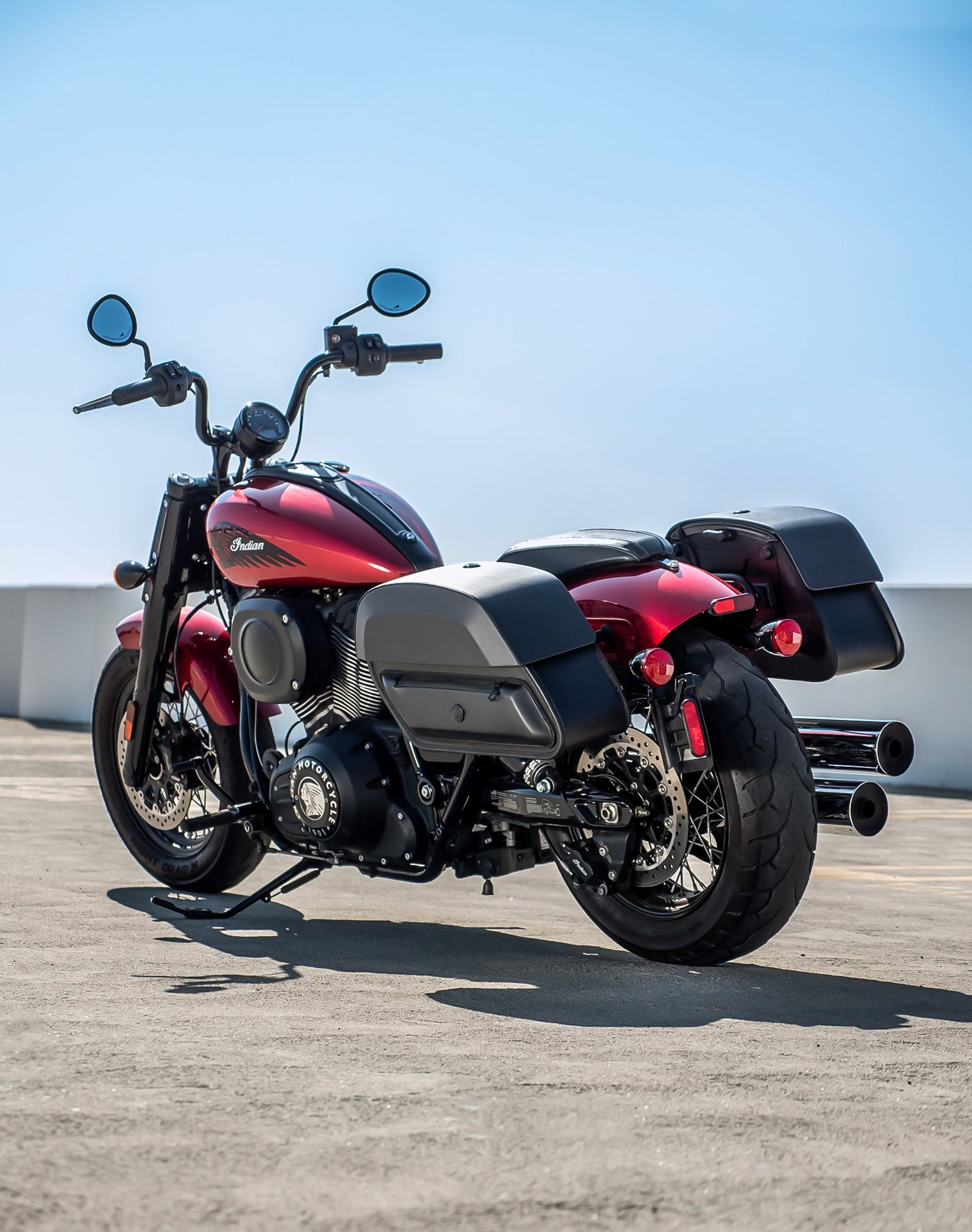 28L - Pantheon Medium Quick Mount Indian Super Chief Limited Motocicleta Alforjas