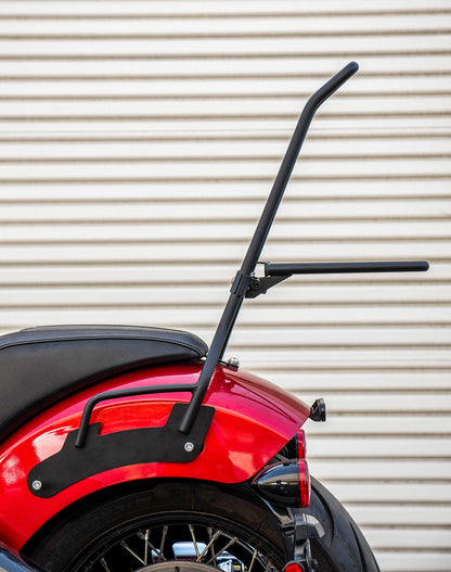 Iron Born Blade 25" Indian Sport Chief (2023+) Sissy bar with Foldable Luggage Rack Matte Black