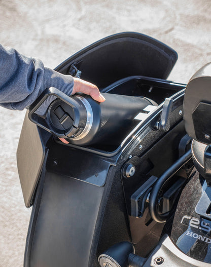 28L - Panzer Medium Quick Mount Honda Rebel 300 Leather Alforjas