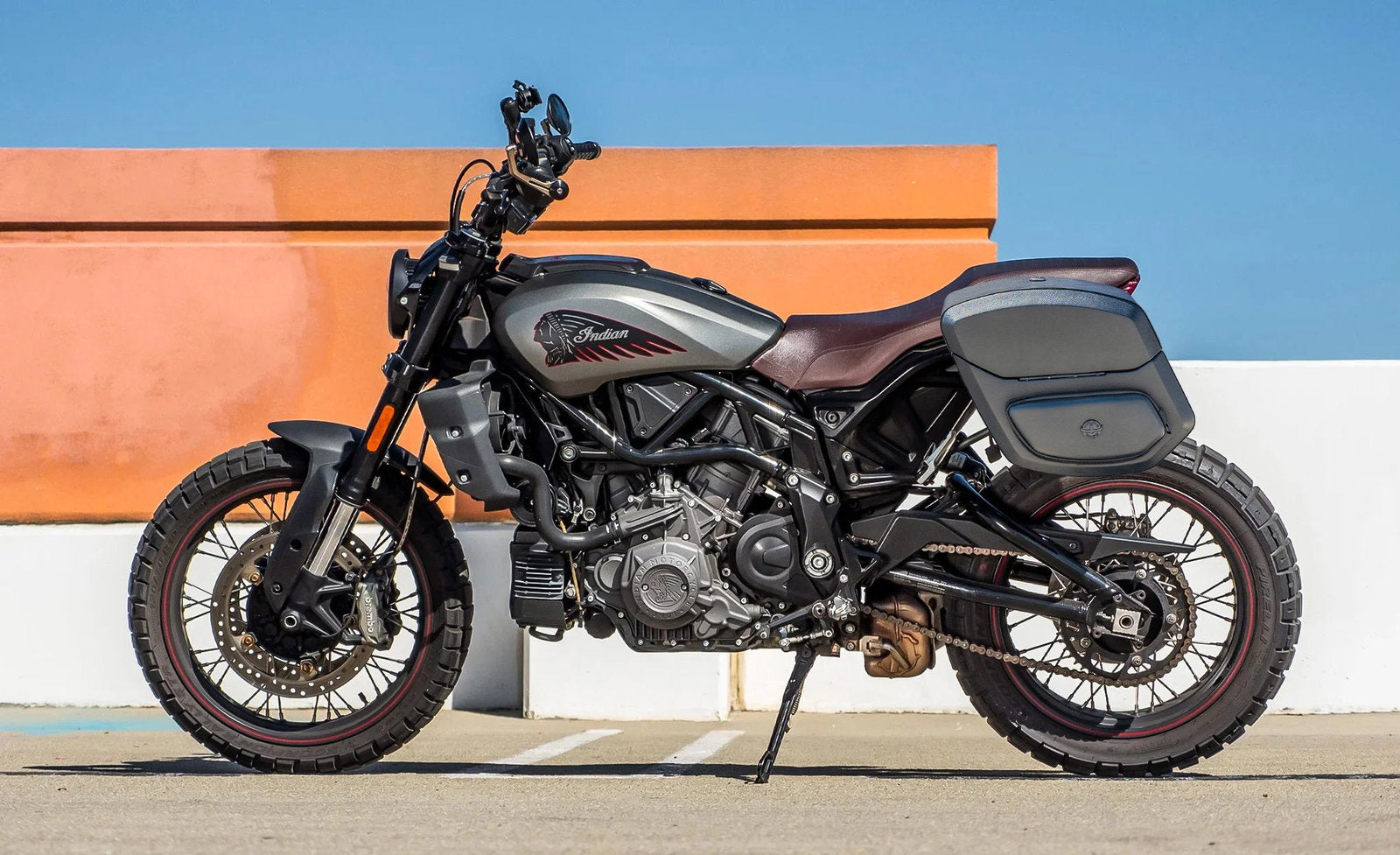 12L - Ironclad Quick Mount Medium Indian FTR 1200 Hard Solo Alforja (Left Only)