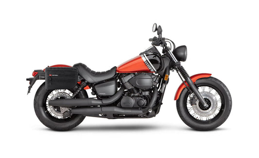 18L - Patriot Medium 2024 Honda Shadow Phantom 750 Motocicleta Throw Over Alforjas
