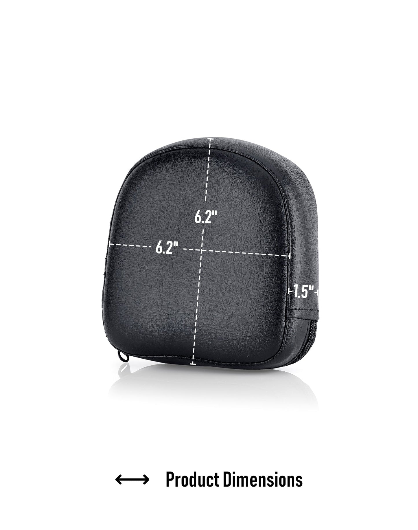 Viking Iron Born Plain Leather Short Motocicleta Backrest Pad para Indian Foldable Sissy bar