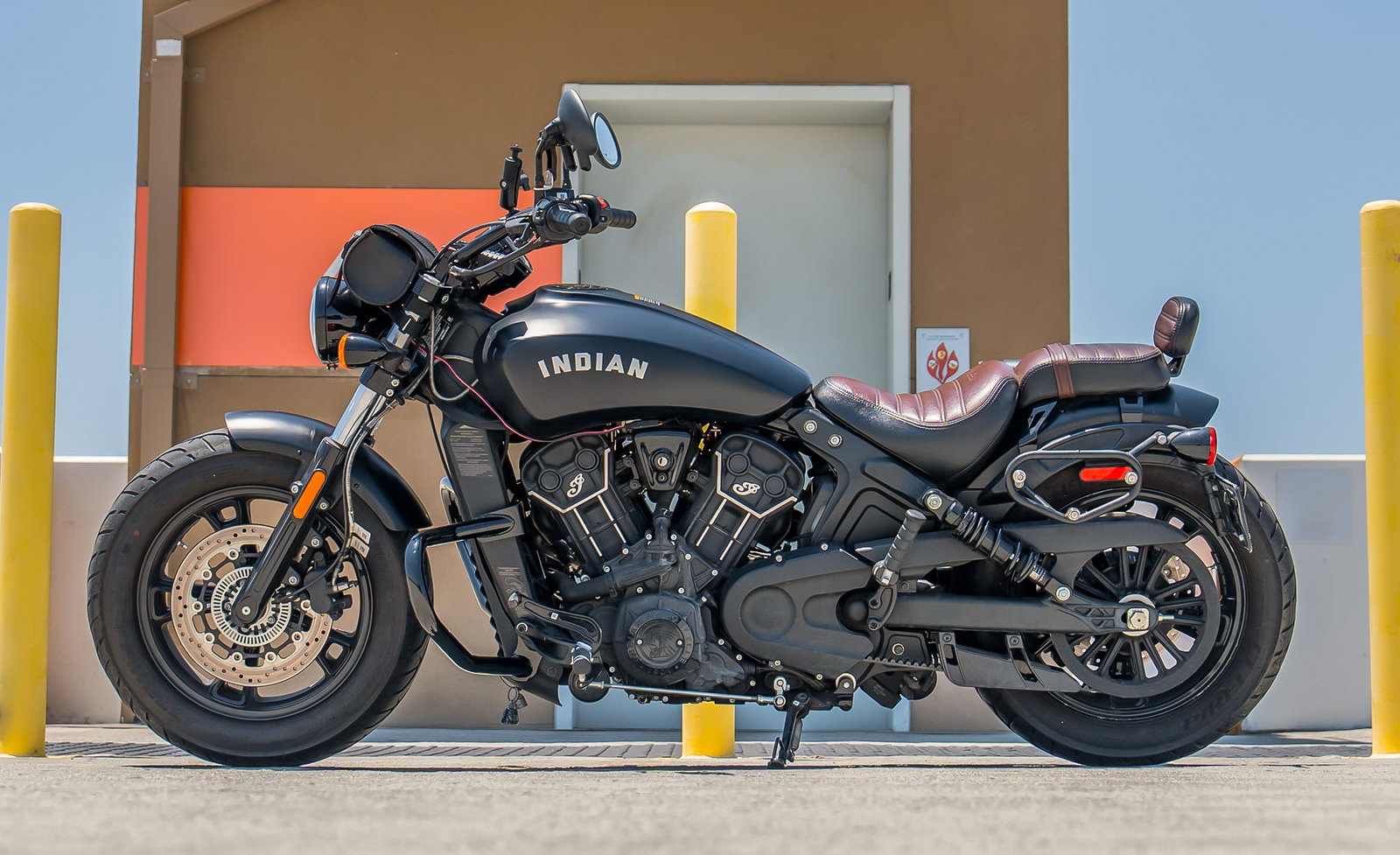 Viking Cherokee Indian Scout Bobber Sixty Crash Bar/Engine Guard Gloss Black