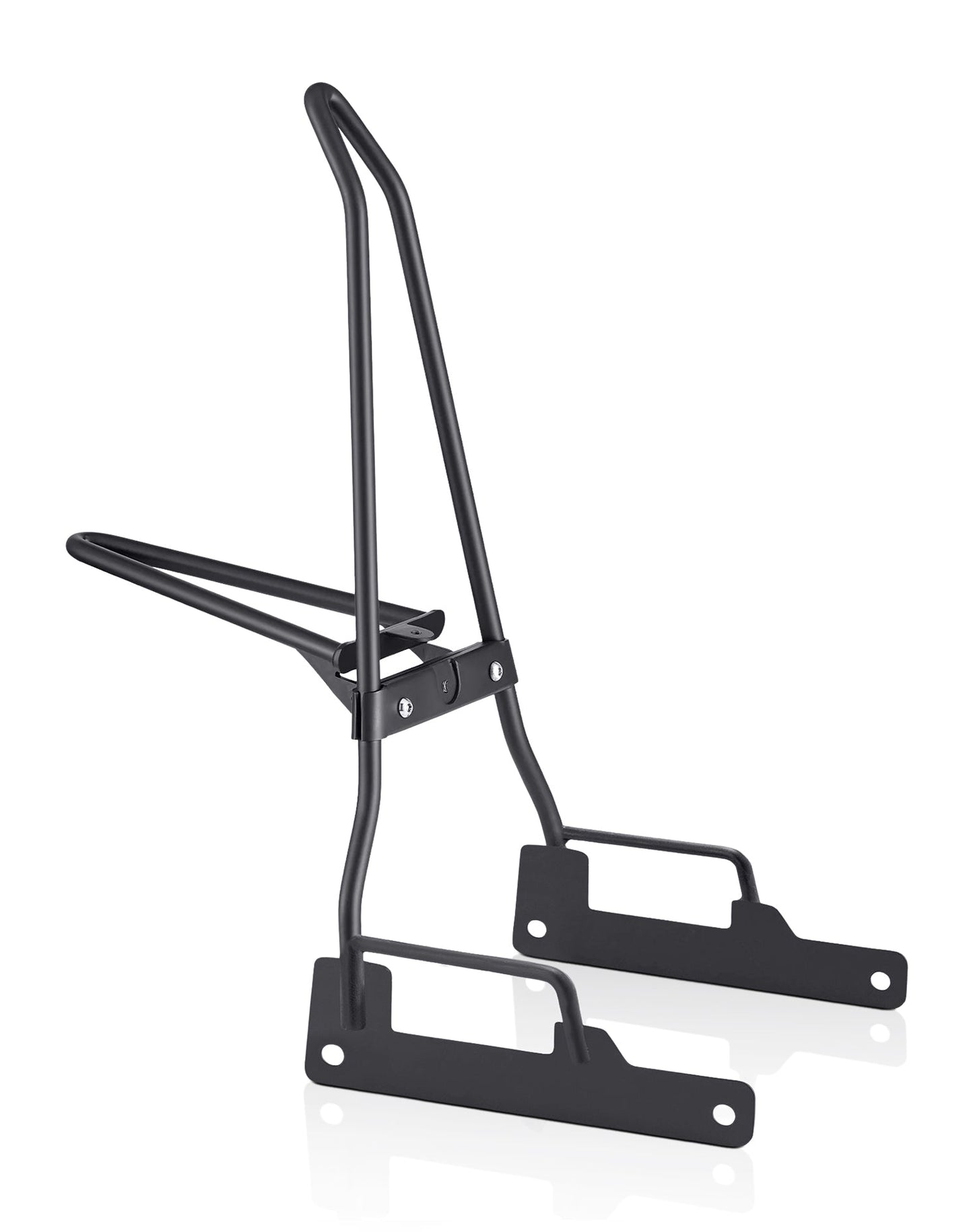 Iron Born Blade 25" Indian Scout Sissy bar with Foldable Luggage Rack Matte Black