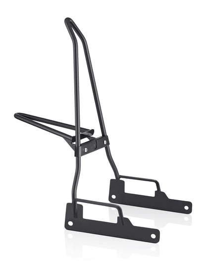 Iron Born Blade 25" Indian Scout Sixty Sissy bar with Foldable Luggage Rack Matte Black