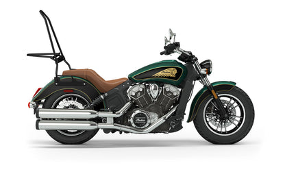 Iron Born Blade 25" Indian Scout Sixty Sissy bar with Foldable Luggage Rack Matte Black