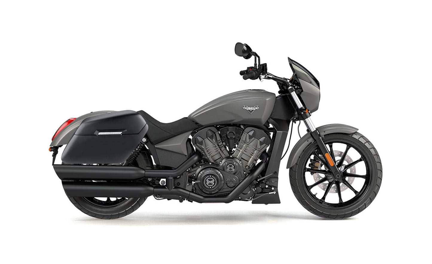 38L - Baldur XL Shock Cut-Out Matte Victory Octane Hard Alforjas