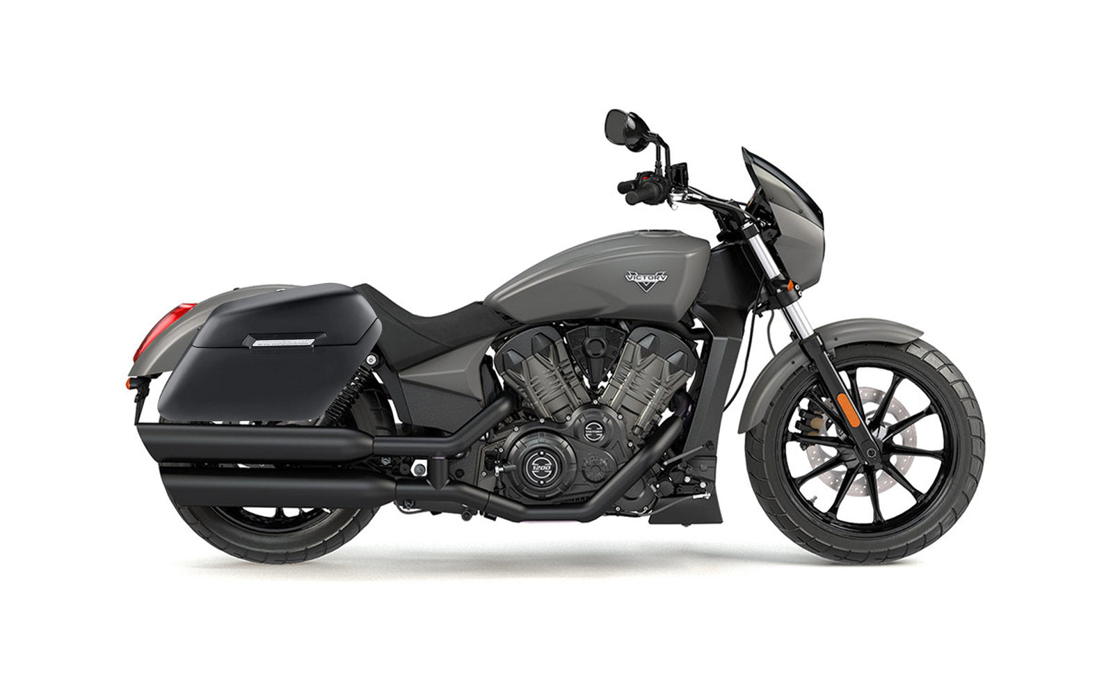 38L - Baldur XL Shock Cut-Out Matte Victory Octane Hard Alforjas