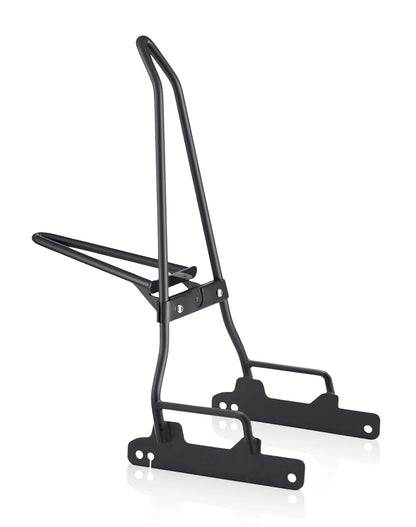 Iron Born Blade 25" Sissy bar with Foldable Luggage Rack para Harley Dyna Low Rider S FXDLS (2016-17) Matte Black