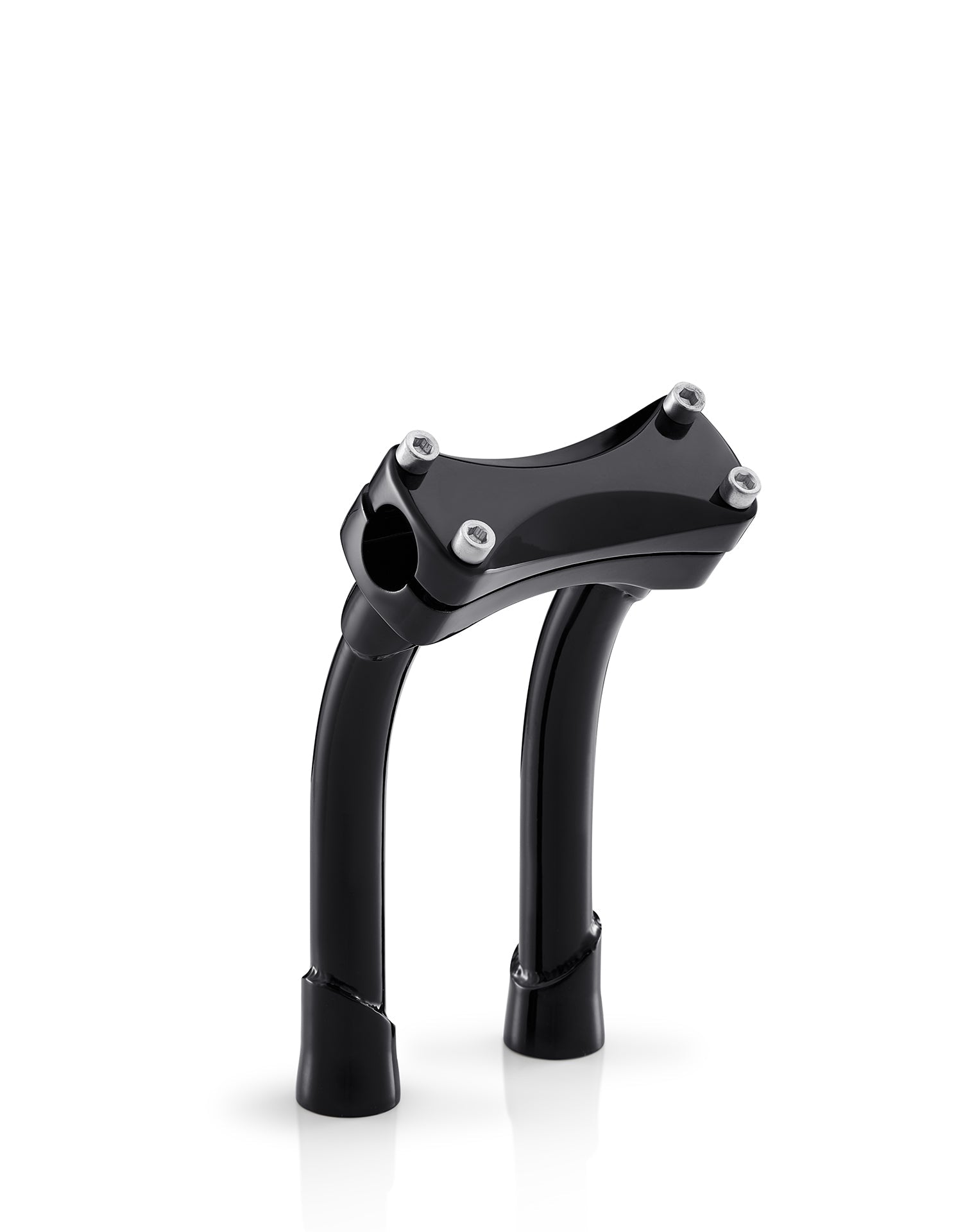 Viking Warlock 8" Pullback Handlebar Risers para Harley Dyna Low Rider FXDL/I Gloss Black
