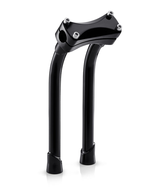 Viking Warlock 12" Pullback Handlebar Risers para Harley Dyna Street Bob FXDB/I Gloss Black