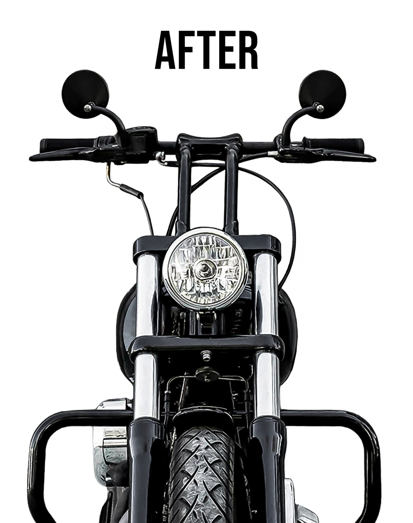 Viking Warlock 12" Pullback Handlebar Risers para Harley Dyna Super Glide FXD/I Gloss Black