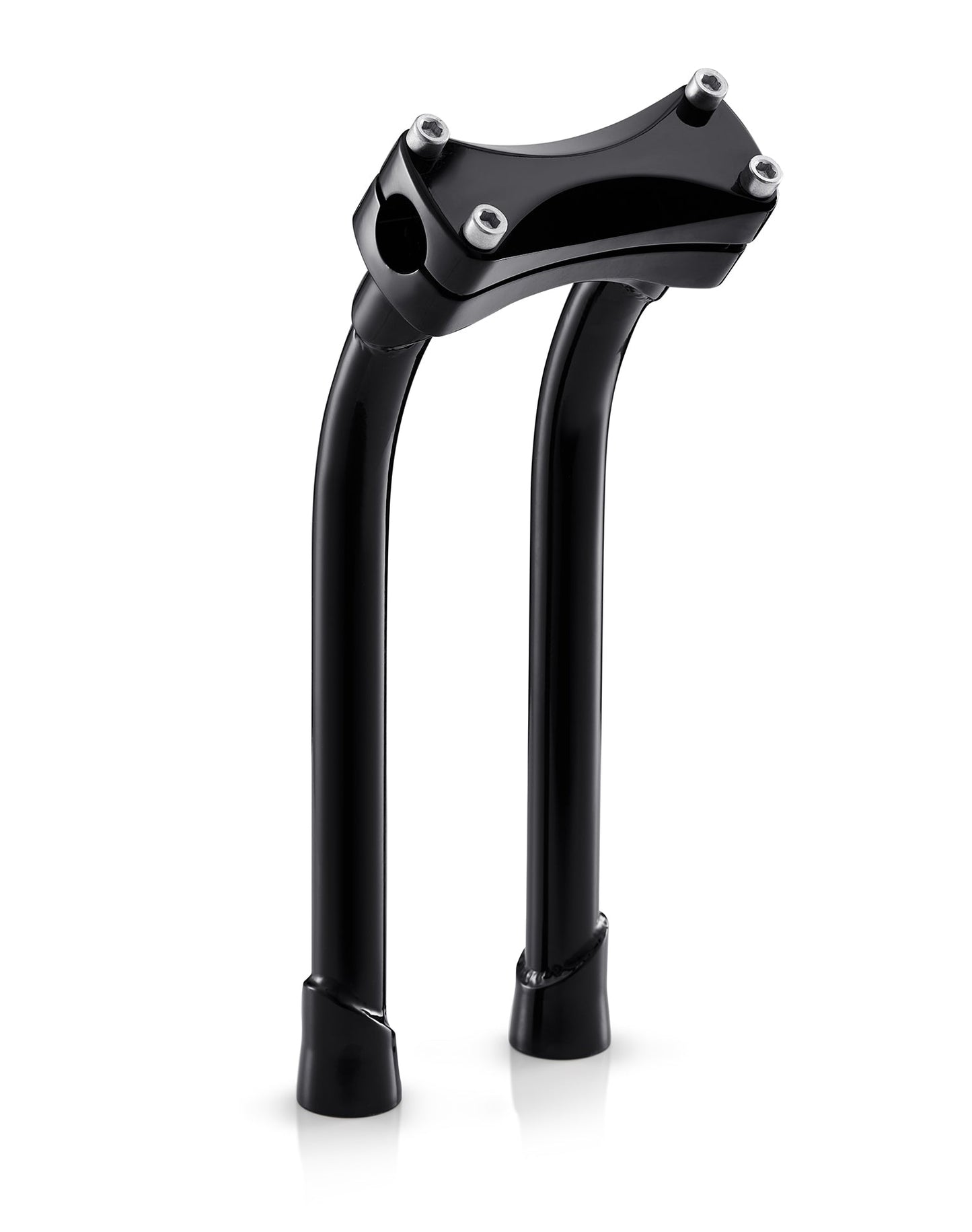 Viking Warlock 12" Pullback Handlebar Risers para Harley Dyna Low Rider FXDL/I Gloss Black