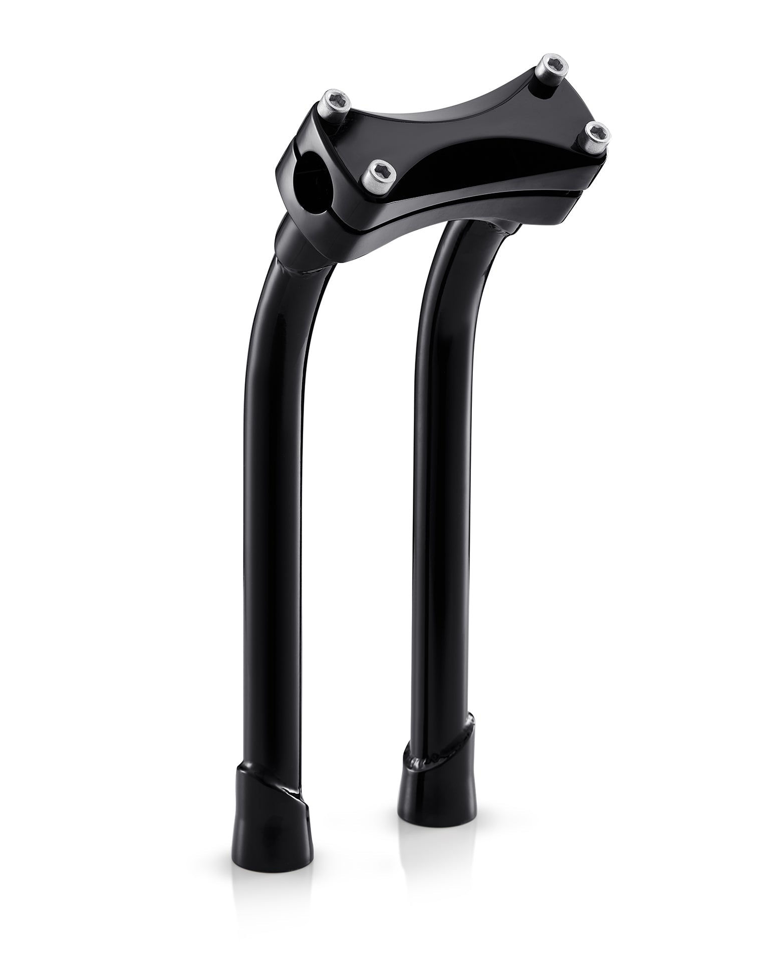 Viking Warlock 12" Pullback Handlebar Risers para Harley Dyna Low Rider FXDL/I Gloss Black