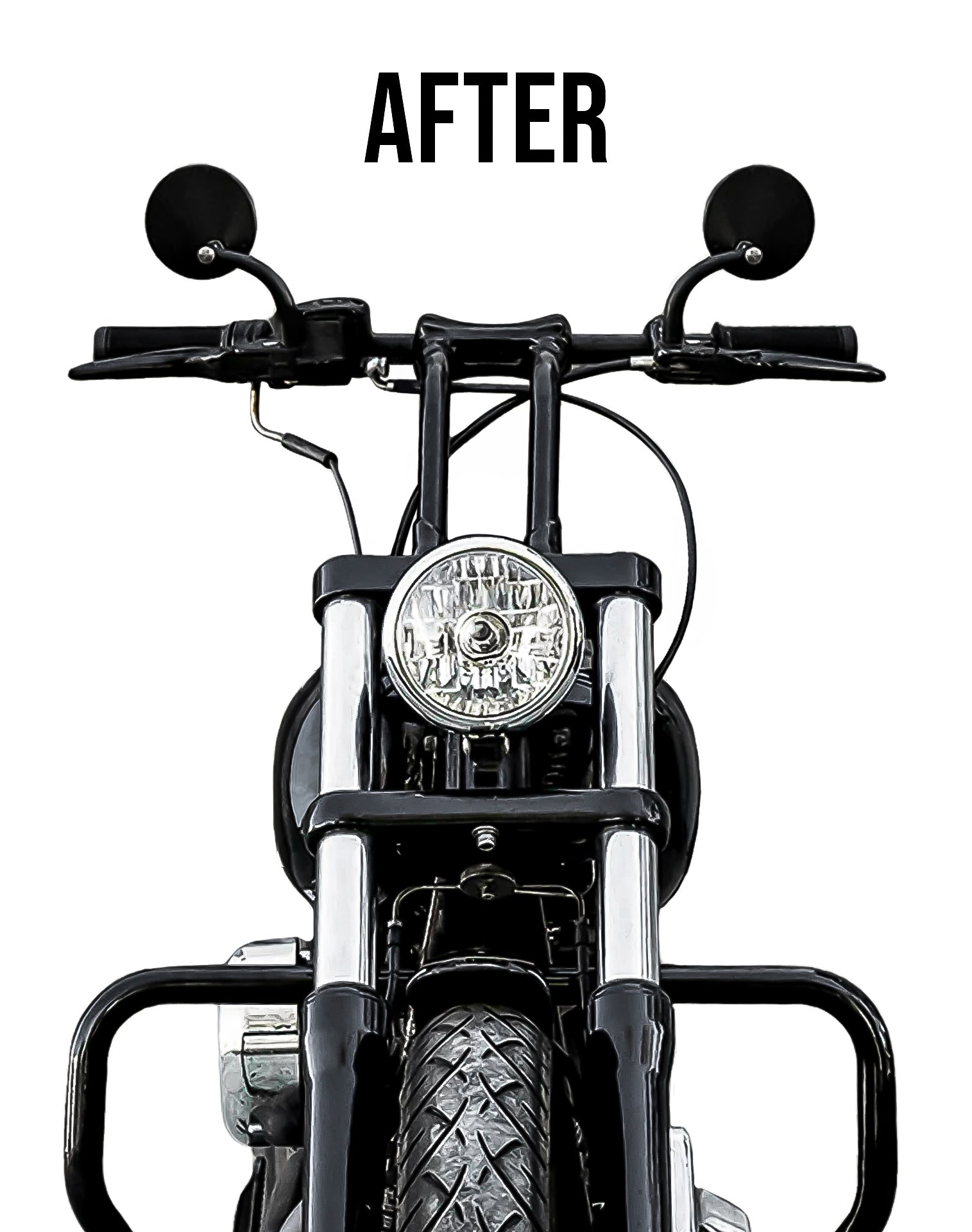 Viking Warlock 12" Pullback Handlebar Risers para Harley Dyna Low Rider FXDL/I Gloss Black