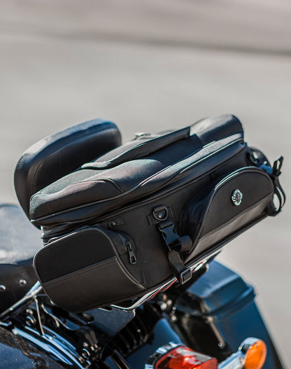 42L - Voyage Elite XL Royal Enfield Motocicleta Bolsa para Sissy bar