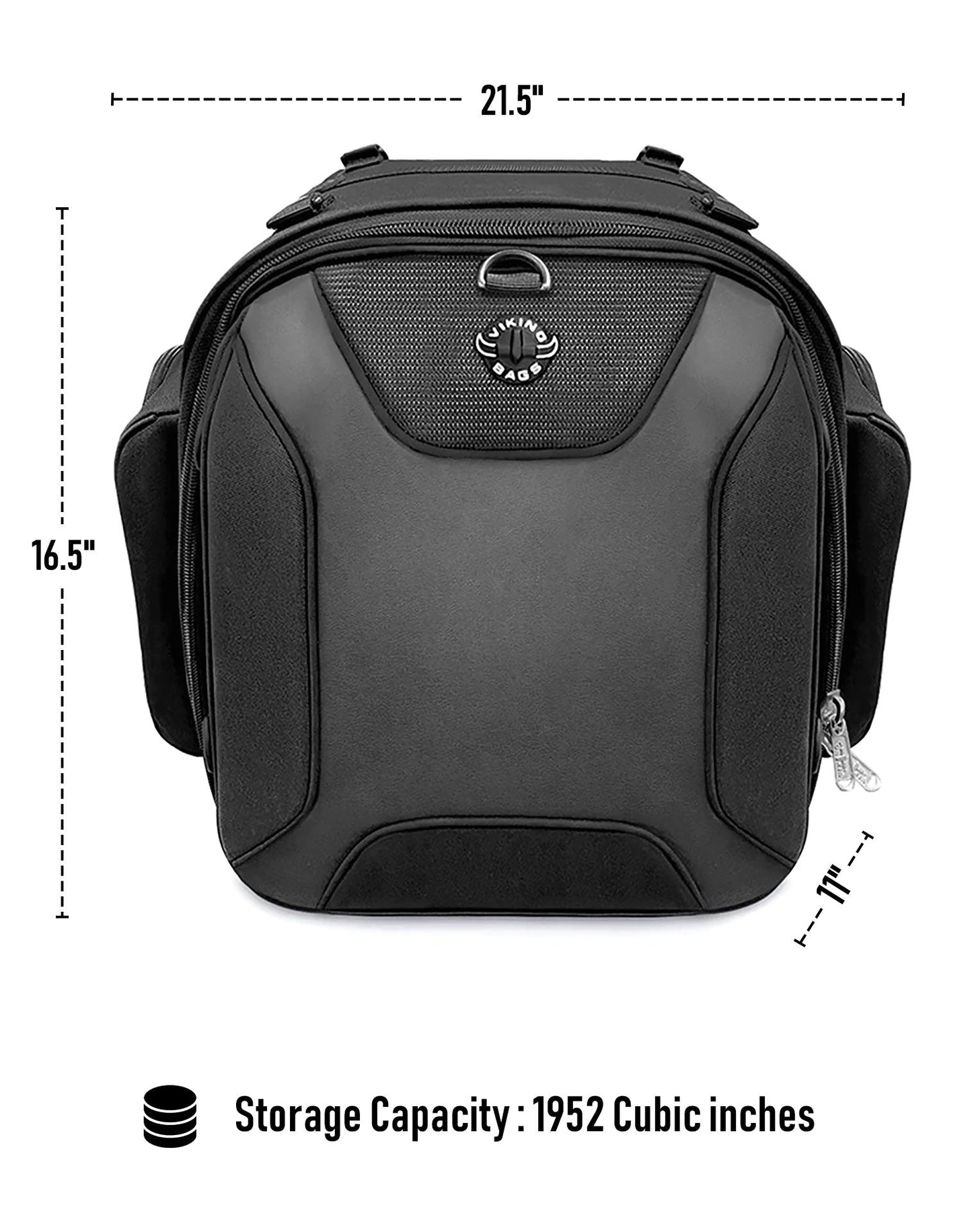 32L - Dagr Extra Large Ducati Motocicleta Bolsa para Sissy bar