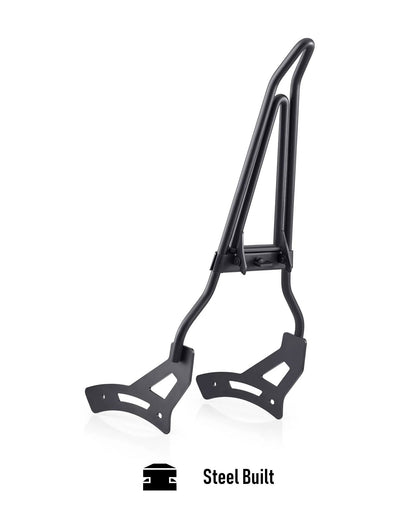 Iron Born Blade 25" Sissy bar with Foldable Luggage Rack para Honda Rebel 1100 CMX1100 Matte Black
