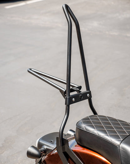 Iron Born Blade 25" Sissy bar with Foldable Luggage Rack para Honda Rebel 1100 CMX1100 Matte Black