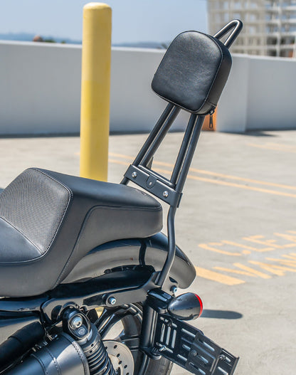 Viking Iron Born Plain Short Backrest Pad para Yamaha Foldable Sissy bar