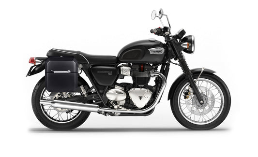 15L - Outlaw Quick Mount Medium Triumph Bonneville T100 Painted Hard Solo Alforja (Right Only)