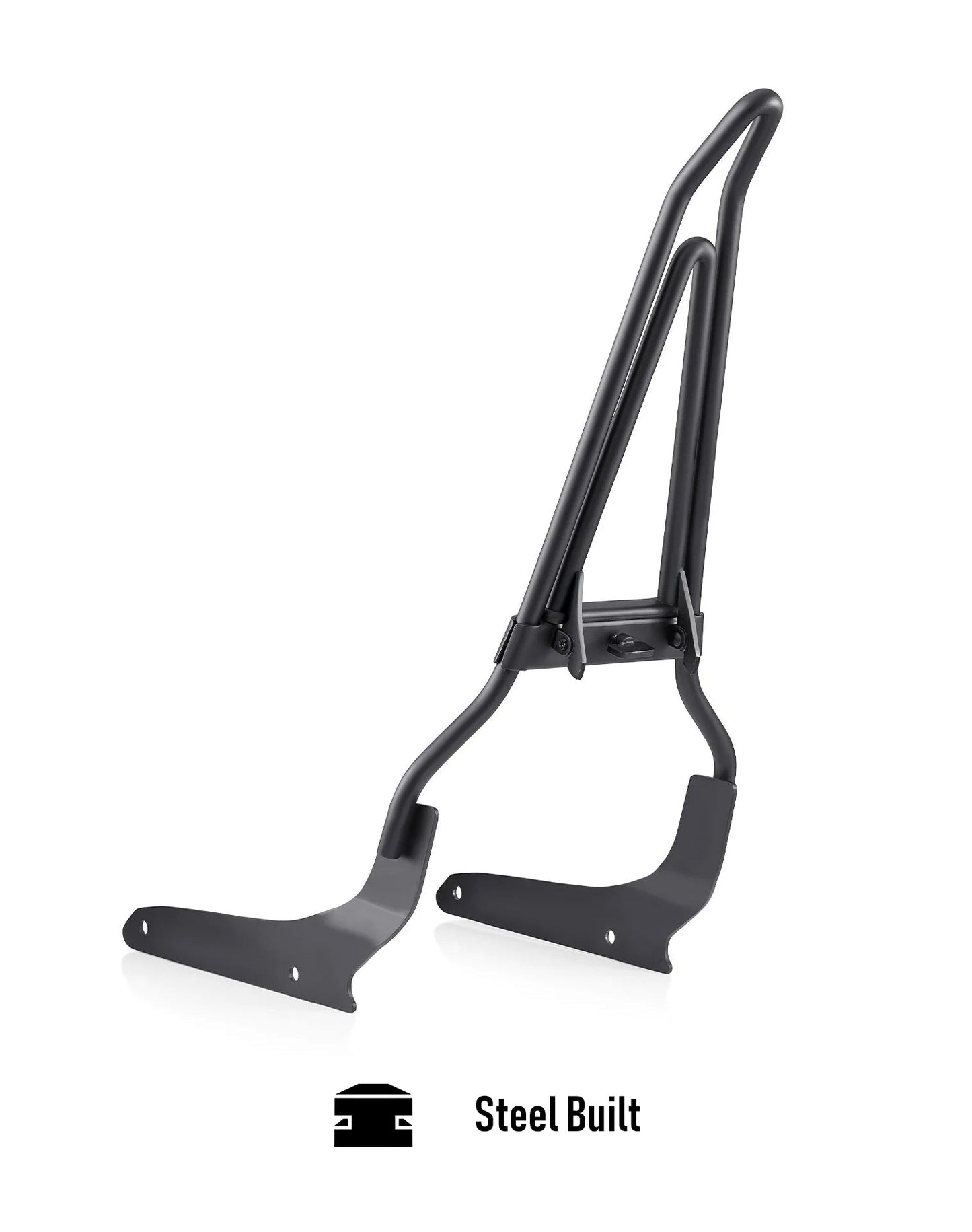 Iron Born 25" Sissy bar with Foldable Luggage Rack para Honda Shadow 750 Phantom Matte Black