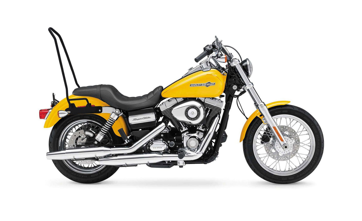 Iron Born Blade 25" Sissy bar para Harley Dyna Super Glide FXD Matte Black