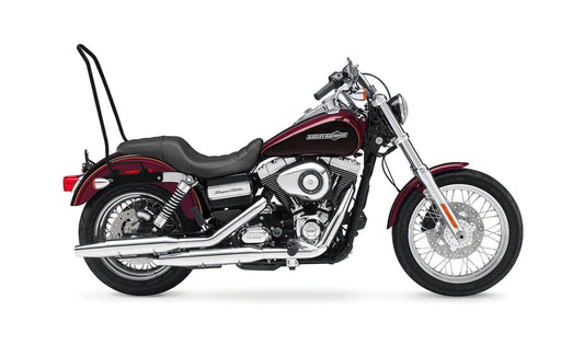 Iron Born Blade 25" Sissy bar para Harley Dyna Super Glide Custom FXDC/I Matte Black