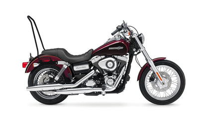 Iron Born Blade 25" Sissy bar para Harley Dyna Super Glide Custom FXDC/I Matte Black