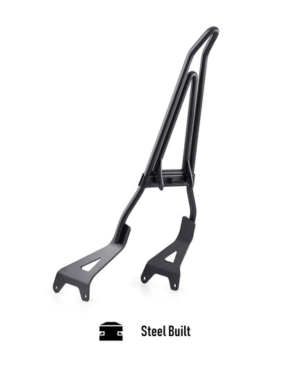 Iron Born Blade 25" Yamaha Bolt Sissy bar with Foldable Luggage Rack Matte Black