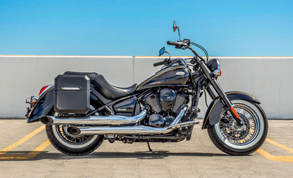 15L - Outlaw Quick Mount Medium Kawasaki Vulcan 900 Classic VN900 Matte Hard Solo Alforja (Right Only)