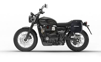 10L - Outlaw Quick Mount Small Triumph Street Scrambler Painted Hard Solo Alforja (Left Only)