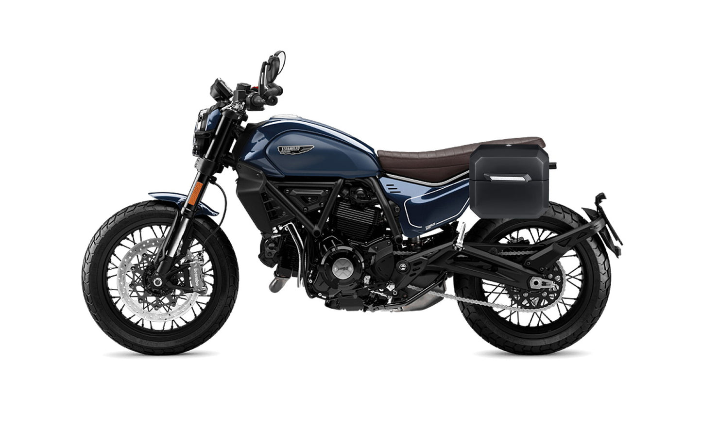10L - Outlaw Quick Mount Small Ducati Scrambler (2023+) Matte Hard Solo Alforja (Left Only)