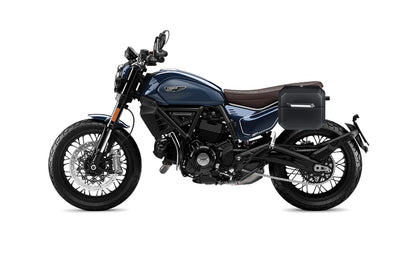 10L - Outlaw Quick Mount Small Ducati Scrambler (2023+) Matte Hard Solo Alforja (Left Only)