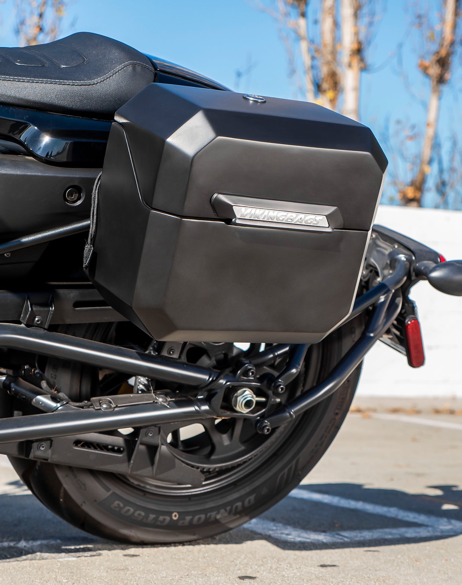 10L - Outlaw Quick Mount Small Harley Sportster S (RH1250S) Matte Hard Solo Alforja (Left Only)