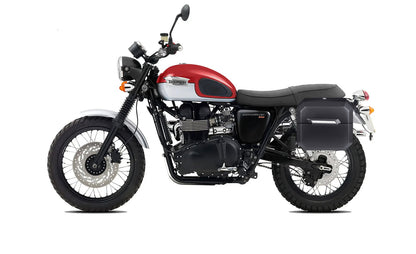 10L - Outlaw Quick Mount Small Triumph Scrambler Matte Hard Solo Alforja (Left Only)