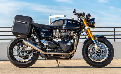 15L - Outlaw Quick Mount Medium Triumph Thruxton RS Matte Hard Solo Alforja (Right Only)