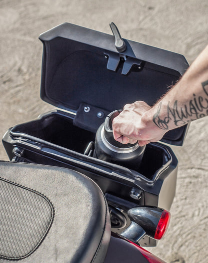 15L - Outlaw Quick Mount Medium Harley Softail Slim FLSL Matte Hard Solo Alforja (Right Only)