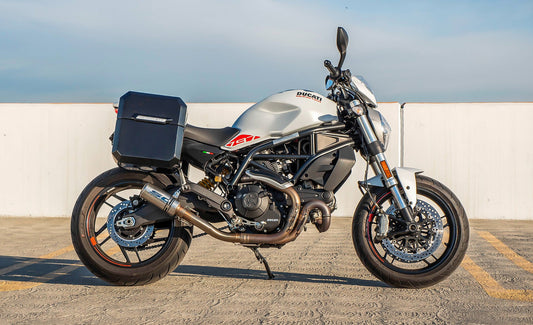 15L - Outlaw Quick Mount Medium Ducati Monster 797 Painted Hard Solo Alforja (Right Only)