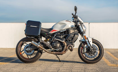 15L - Outlaw Quick Mount Medium Ducati Monster 797 Painted Hard Solo Alforja (Right Only)