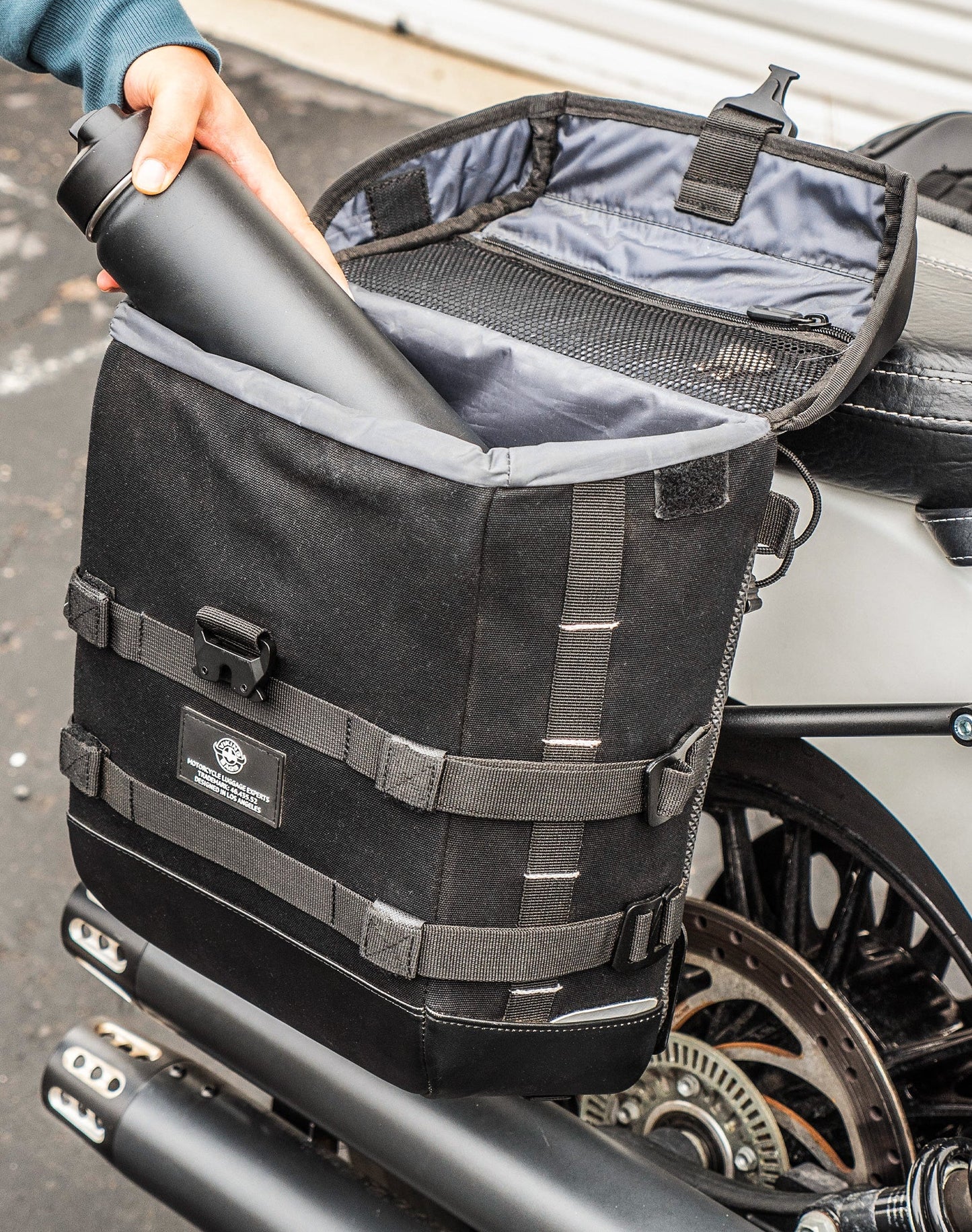 15L - Incognito Quick Mount Medium Indian Scout Solo Alforja (Right Only)