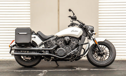 15L - Outlaw Quick Mount Medium Indian Scout Sixty Matte Hard Solo Alforja (Right Only)