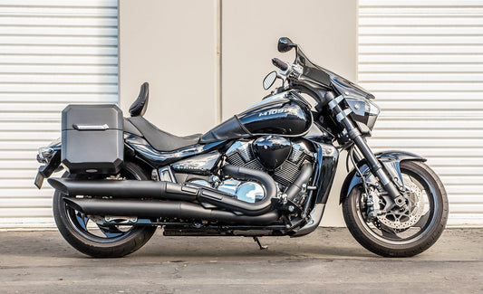 15L - Outlaw Quick Mount Medium Suzuki Boulevard M109R/VZR1800 Matte Hard Solo Alforja (Right Only)