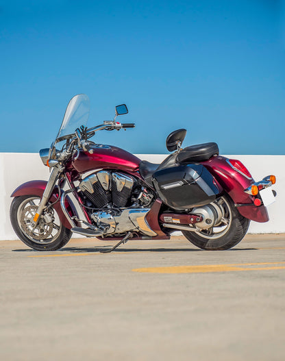 40L - Lamellar Raven XL Honda VT1300CT Interstate Painted Hard Alforjas